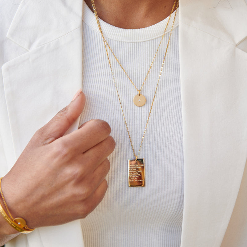 Halsband dam: The Mustard Seed - ZOE HOOP JEWELRY