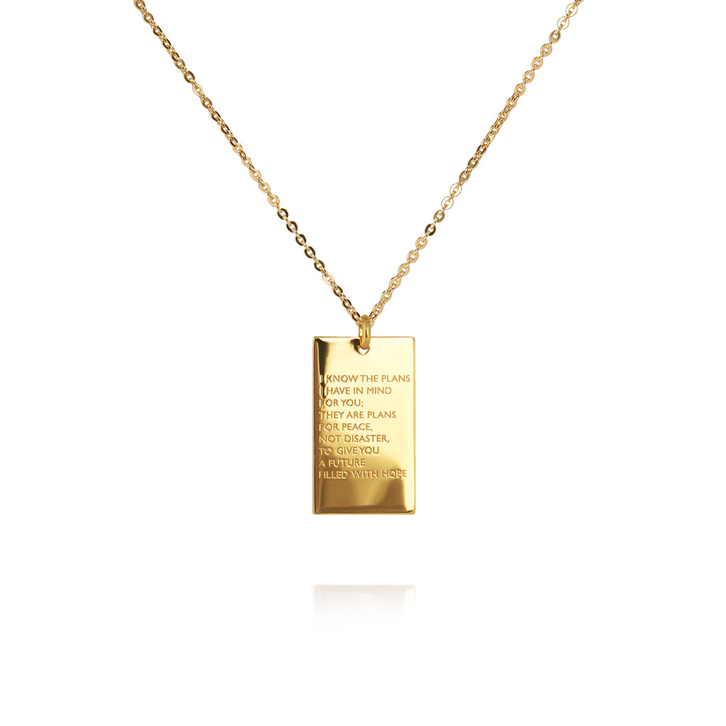 Jeremiah 29 11 necklace: The Great Plan for women