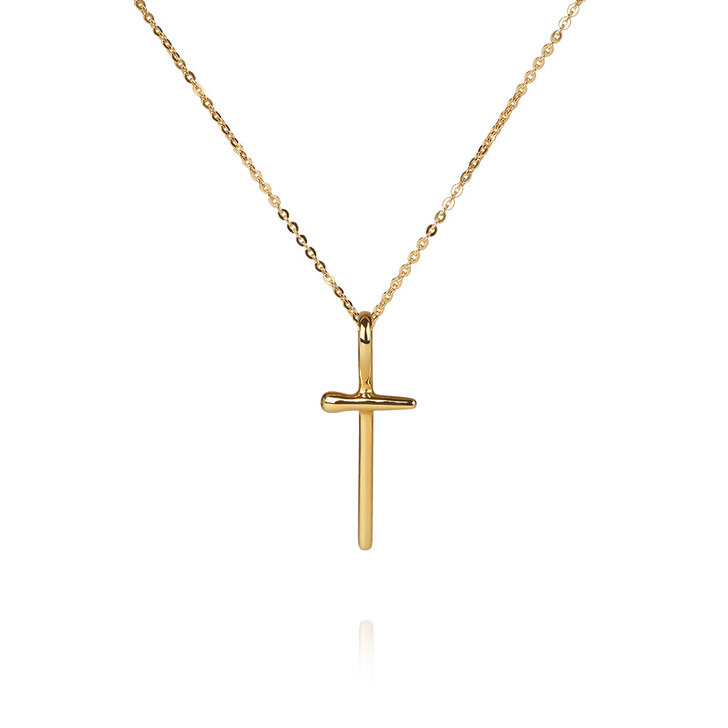 Christian cross necklace woman