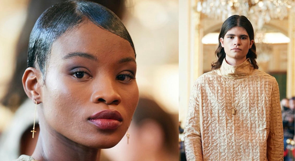 ZOE HOOP SMYCKEN PÅ PARIS FASHION SHOW