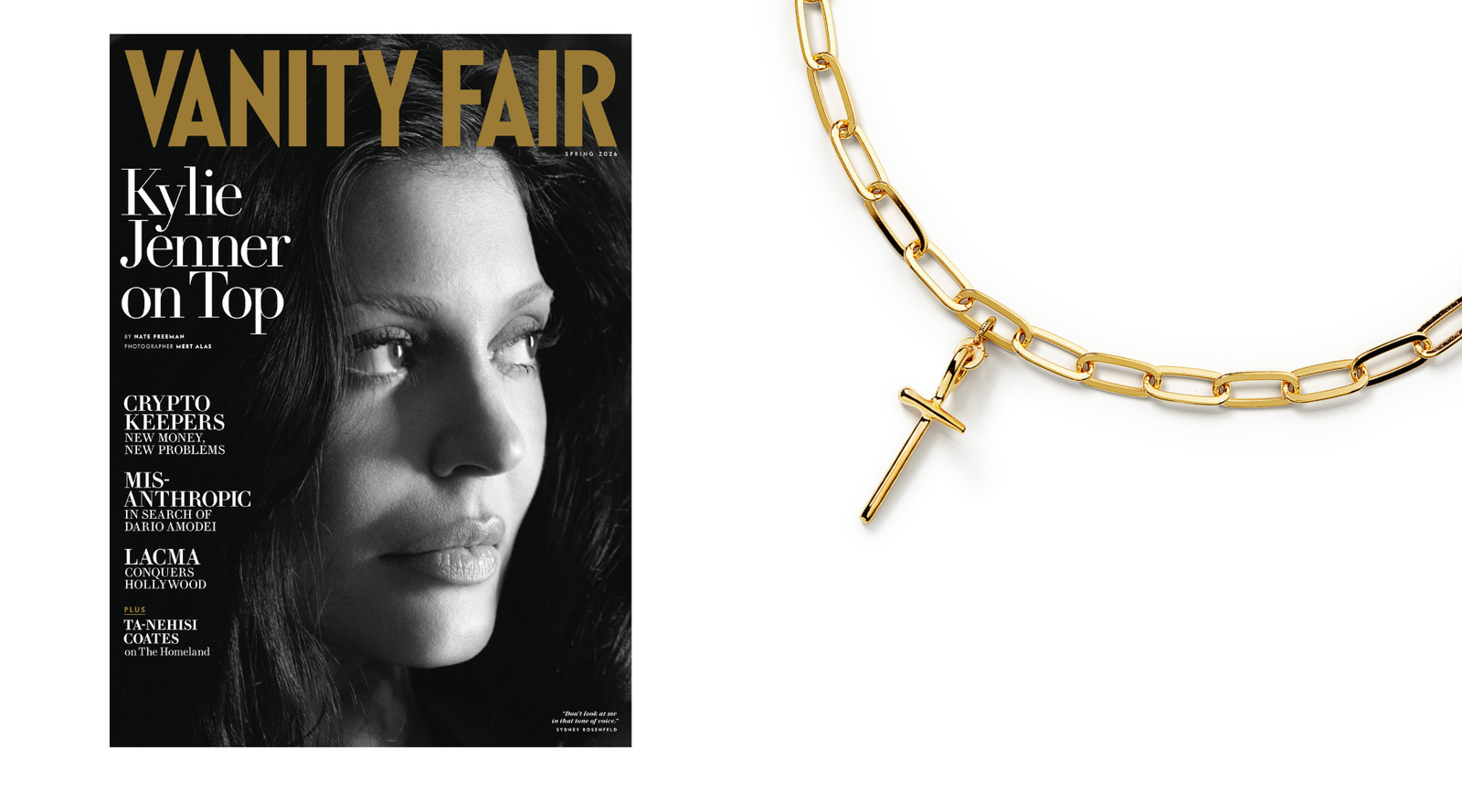 ZOE HOOP i Vanity Fair Spring 2026 – med nya Courage Chain™