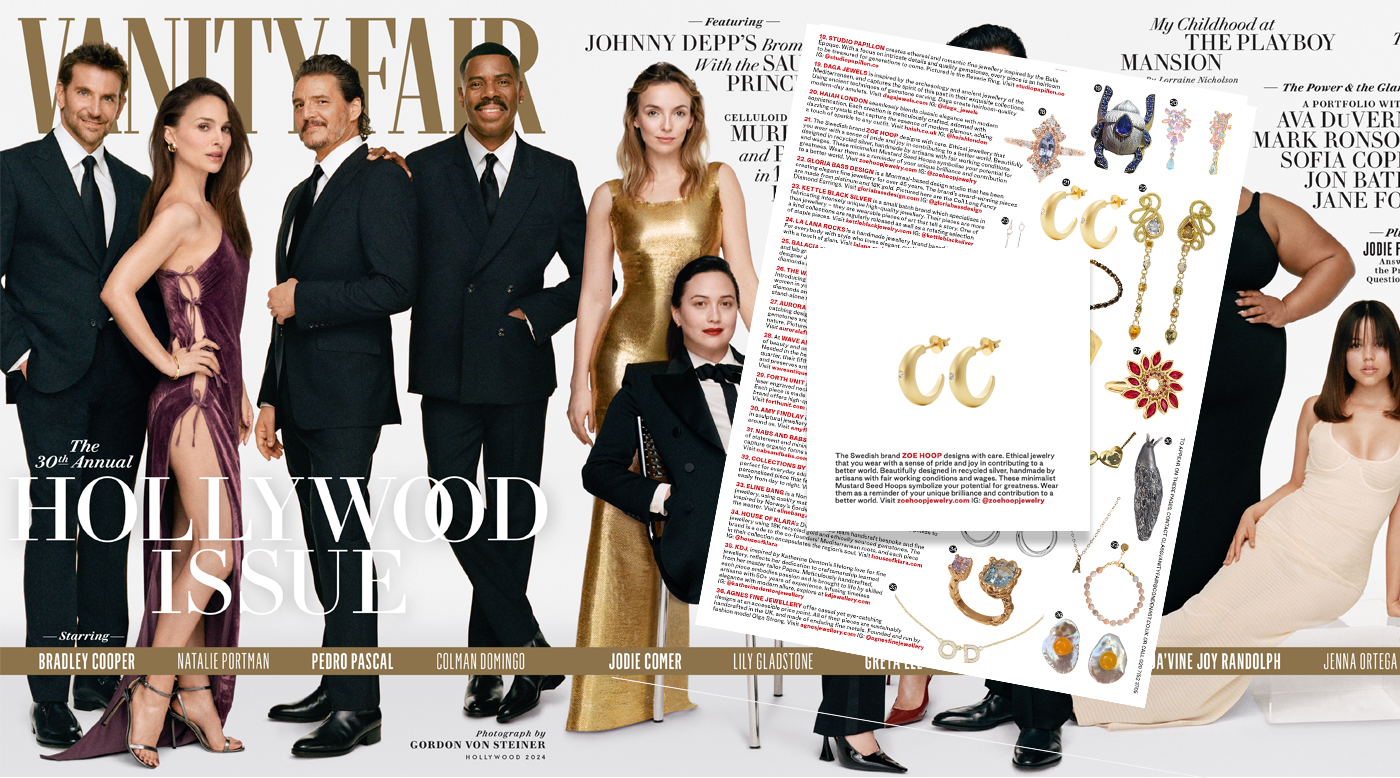 Mustard Seed Hoops i Vanity Fair