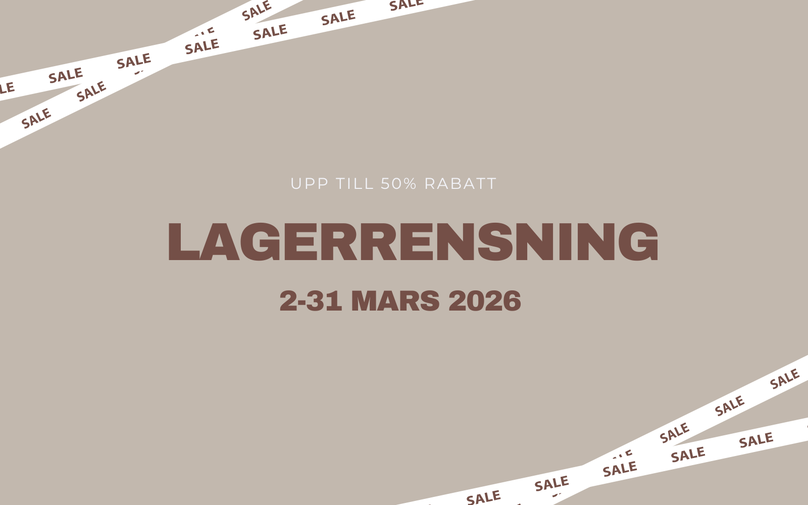 LAGERRENSNING MARS 2026