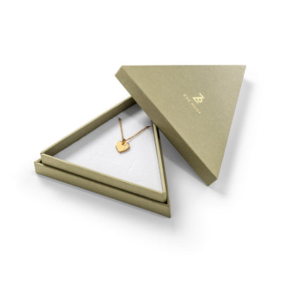 Cross Is Love Heart Necklace — 18K Recycled Gold Vermeil