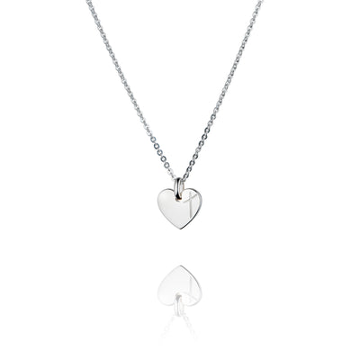Cross Is Love Heart Necklace — 18K Recycled Gold Vermeil