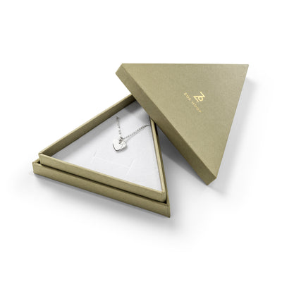 Cross Is Love Heart Necklace — 18K Recycled Gold Vermeil