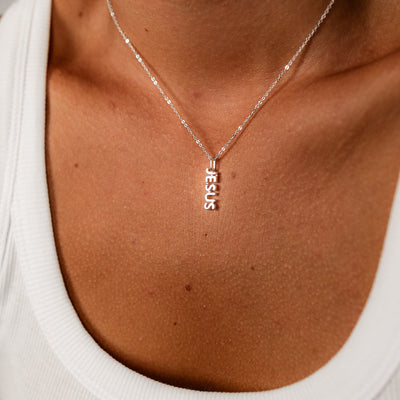 JESUS Halsband Dam i återvunnet sterlingsilver