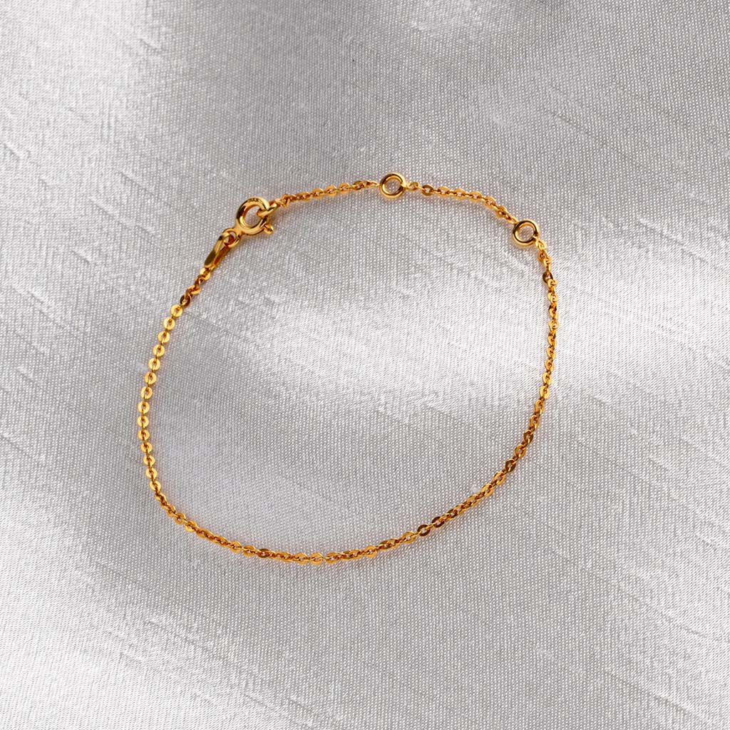 Armband dam: ZOE HOOP Cabel Chain Bracelet - ZOE HOOP JEWELRY